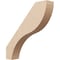 Ekena Millwork 3-inch W x 16-inch D x 16-inch H Geneva Rough Cedar Woodgrain TimberThane Knee Brace, Primed BRCUR03X16X16GNVRCPR - alternate 1